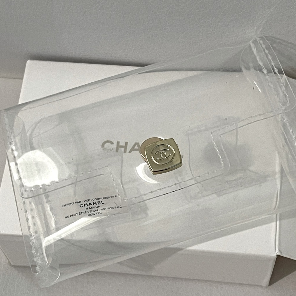 Chanel Clear Belt Bag purse waist Fanny pack pouch travel